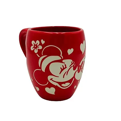 Mickey And Minnie Mouse Official Disney Store Love Mug Valentines Day Red Heart • $19.95