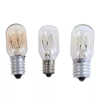 15w Refrigerator Bulb Microwave Light E12/E14/E17 Toaster/Steam Bulb Light 2-MF • $2.80