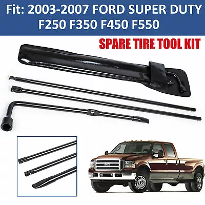 For 2003 2004 2005 2006 2007 Ford F-250 F-350 F-450 F-550 Spare Tire Tool Kit US • $40.64