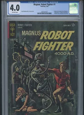 Magnus Robot Fighter #1 1963 CGC 4.0 (1st App Of Magnus)~ • $300