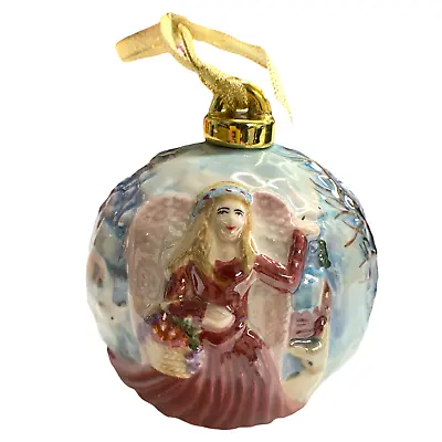 $29 • Buy Vaco Porcelain Sculptured Angel Christmas Ornament, 3.25 In Diameter