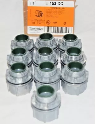 1  Bridgeport 153-DC Threaded Hubs Weather Proof Lot Of 10 • $79.99