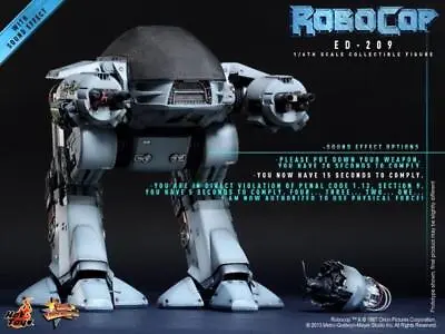 New Hot Toys Mms204 1/6 Robocop Ed209 Robot Figure Toy In Stock • $545