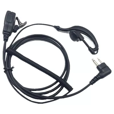 2PIN Earpiece Headset PTT MIC For Motorola Radio CLS1450 CP200 GP300 SP50 MV11 • $5.90