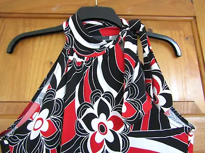 £18.99 • Buy Mod / 60s Tie Neck Dress Size 14 ( ZJ1)