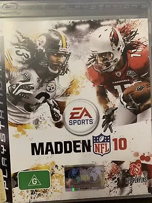Madden NFL 10 (Sony PlayStation 3 2009)(b40/16)free Postage • $30
