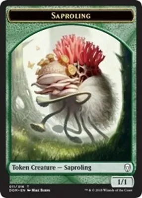 10x Saproling Token (011) NM-Mint English Dominaria MTG Magic • $2.49