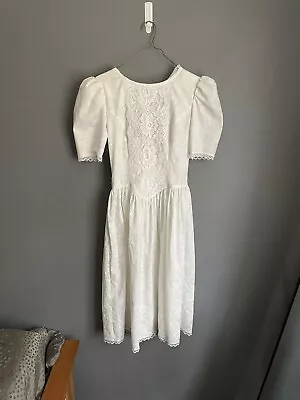 Vintage Gunne Sax Lace Praire Dress Size 6 • $195