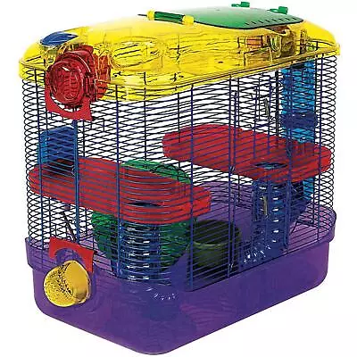 Kaytee CritterTrail 2-Level Habitat Cage Accessories Look-Out Tower Small Animal • £55.15