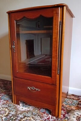 £92 • Buy Hi-Fi Music Cabinet Record Player Cherry Wood Younger Home Furniture Lounge HiFi