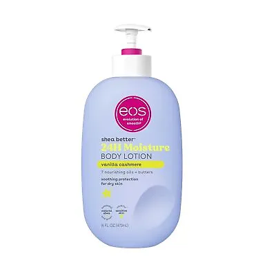 Eos Shea Better Body Lotion For Dry Skin Vanilla Cashmere 16 Fl Oz • $12.99