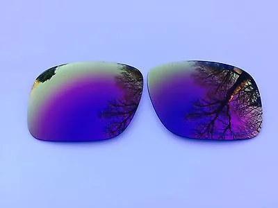 Etched Polarized Purple  Mirrored Replacement Lenses For Oakley Holbrook • £12.99