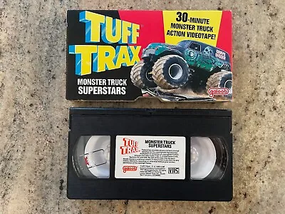 Vintage 1990 VHS Tape - Tuff Trax Monster Truck Superstars 30 Minute Videotape • $39.99