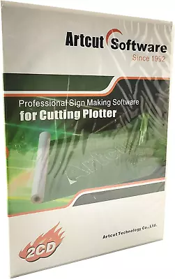 ARTCUT 2009 Pro Software For Sign Vinyl Plotter Cutter Cutting Plotter 9 Lang.. • $39.20