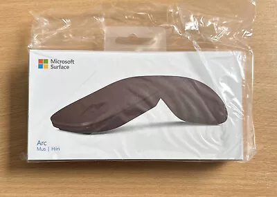 Genuine Microsoft Surface Arc Mouse BlueTrack Touch. Burgundy. Brand New&Sealed • £73.50