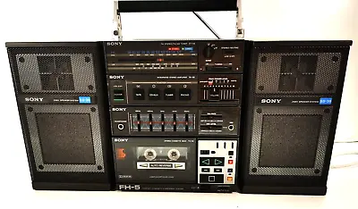 SONY FH-5 RARE 1985 Compact High Density Component System Portable SERVICED • £395