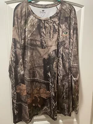 Mossy Oak Break Up Country Long Sleeve Quick Dry Shirt Men's 3X • $10.95