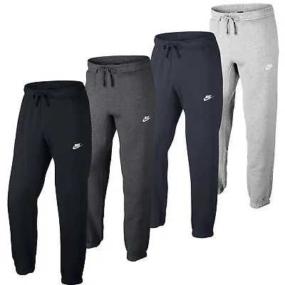 New Men's Nike Joggers Tracksuit Jogging Bottoms Track Sweat Pants - Black Gray • $27.99