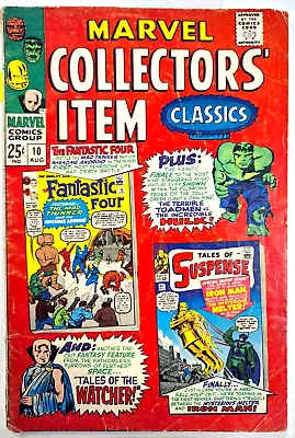 MARVEL COLLECTORS ITEM  CLASSICS 10 G-VG (AUGUST 1967) S LeeJack KirbyS Ditko • $5.60