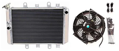 Radiator&fan For ATV Quad Yamaha Grizzly 700 YFM700/550/500 2007-2014 YFM7F EPS • $79.99