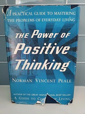 SIGNED The Power Of Positive Thinking By Norman Vincent Peale 2nd Printing HCB • $325