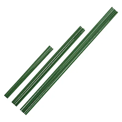 £32.99 • Buy Woodside Green Garden Plant Stakes, Coated Steel Support Spikes, Pack Of 50