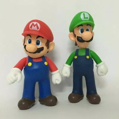 2X New Super Mario Bros. Mario Luigi Doll PVC Plastic Action Figure Toy 5  • £9.99