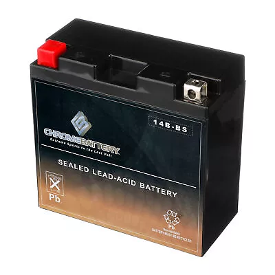 YT14B-BS High Performance - Maintenance Free - Sealed AGM Motorcycle Battery • $44.50