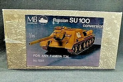 Mb Models 1/35 Russian Su100 Multi Media Resin White Metal Conversion Kit • $32.50