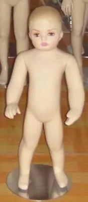 Beautiful Cute Child Toddler Full Body Fiberglass Realistic Mannequin Flesh (ak1 • $75