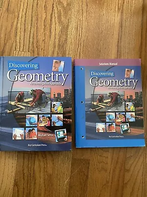 $30 • Buy Discovering Geometry By Key Cirriculum Press Third Edition