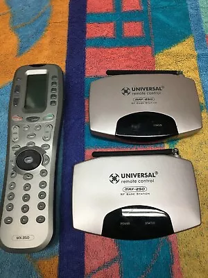 Universal Remote Control Set - Mx-350 Remote Control And Mrf-250 Base Stations • $90