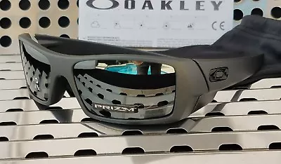 New Oakley GASCAN 9014-3560 Sunglasses Matte Steel W/ Prizm Black Polarized  • $184.95