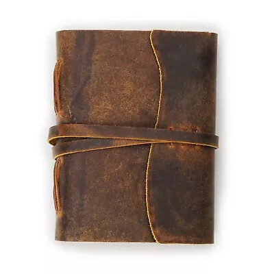 Leather Journal Writing Notebook 220 Pages Vintage Paper Diary Sketchbook Gift • $19.79