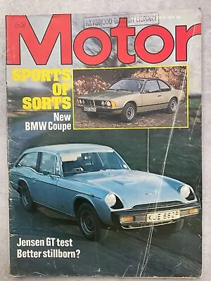 Motor Magazine - 13 March 1976 - Jensen GT Abarth 131 6 Series Gamma S.A. GP • $9.94