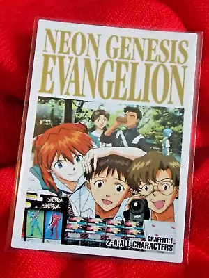 Vintage 1998 Evangelion Asuka Shinji Trading Card Gr1 Bandai Uk Despatch🚚 Anime • £6.99