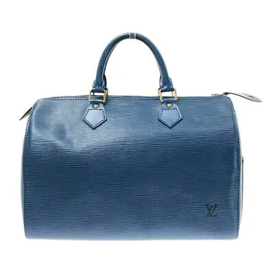 Auth LOUIS VUITTON Speedy 30 M43005 Toledo Blue Epi VI1924 Handbag • $321