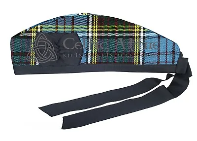 Glengarry Kilt Hat Scottish Anderson Tartan Military Bonnet Kilt Glengarry Cap • $20