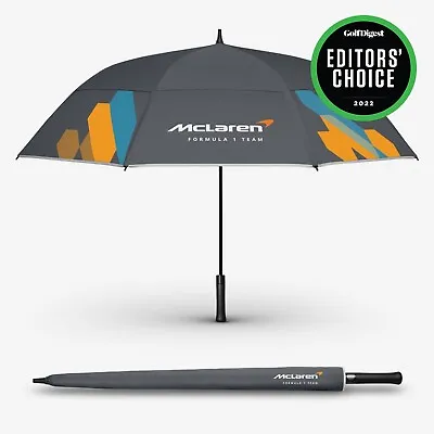 McLaren F1 Official Team Golf Big Umbrella Windproof Portable Folding Sleeve • $125.39