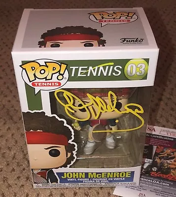 $329.99 • Buy John Mcenroe Signed Funko Pop Jsa Autograph Tennis Auto Coa