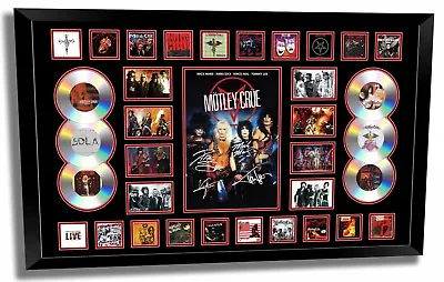 $220 • Buy Motley Crue Signed Limited Edition Framed Memorabilia