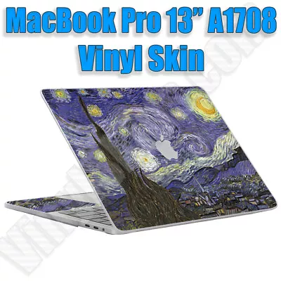 Any 1 Vinyl Skin / Decal For Apple MacBook Pro 13  2016-2019 (Model A1708) • $19.99