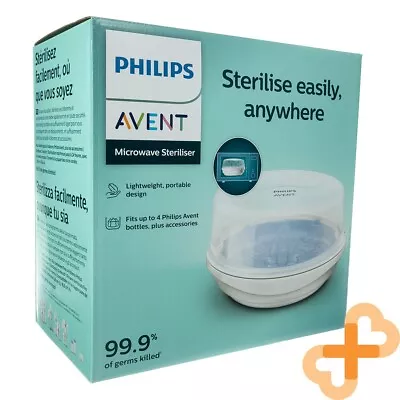 PHILIPS AVENT Microwave Steam Sterilizer For Baby Bottles Pacifiers Cups • $55.51