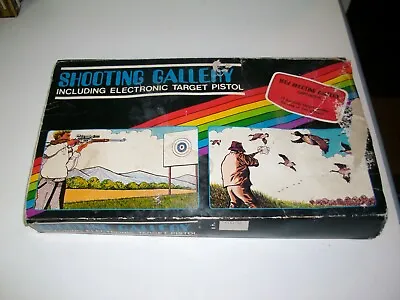 £29.21 • Buy Vintage Shooting Gallery Target Pistol For Gaming Computer + Original Box 1970's