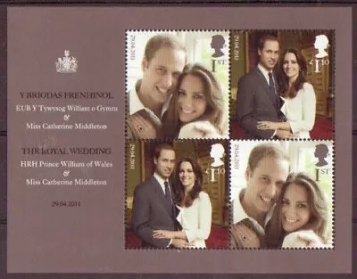 Prince William And Kate Middleton Royal Wedding Stamp Sheet • £6.95