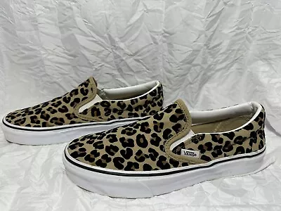 Vans Slip On Cheetah Print Women’s Size 8  Men's Size 6.5 • $20