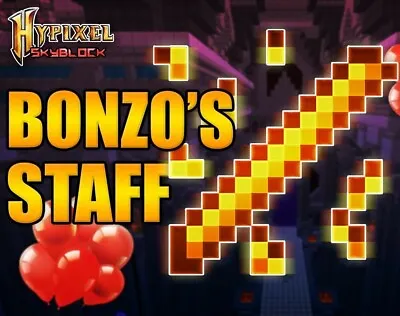 Hypixel Skyblock Bonzo Staff - Dungeon🔥| TRUSTED Fast Delivery • £3.50