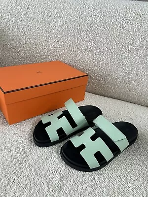 $1999 • Buy Hermes Chypre Vert Jade Brand New Size 36