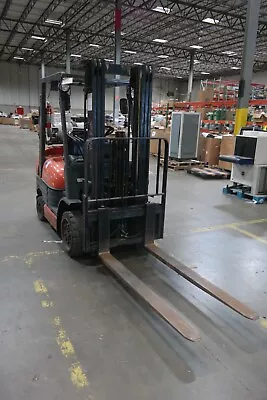 TOYOTA 42-6FGCU25 5000LB Cushion Tire Forklift Runs Good Watch Video • $8999.99