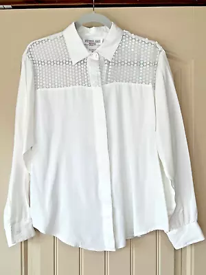 Victoria Jones Vintage Woman Petite Sz PL Sequins Button Down Shirt Rare • $27